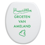 Toiletbrilsticker - Ameland - Afbeelding 6