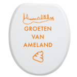 Toiletbrilsticker - Ameland - Afbeelding 3