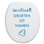 Toiletbrilsticker - Vianen - Afbeelding 4