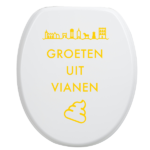 Toiletbrilsticker - Vianen - Afbeelding 5
