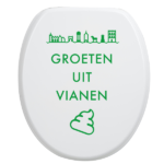 Toiletbrilsticker - Vianen - Afbeelding 6