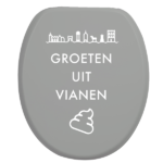 Toiletbrilsticker - Vianen - Afbeelding 2