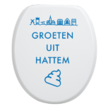 Toiletbrilsticker - Hattem - Afbeelding 4