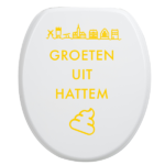 Toiletbrilsticker - Hattem - Afbeelding 5