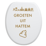 Toiletbrilsticker - Hattem - Afbeelding 8