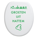 Toiletbrilsticker - Hattem - Afbeelding 6