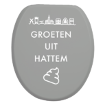 Toiletbrilsticker - Hattem - Afbeelding 2