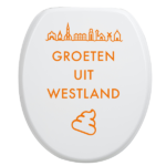 Toiletbrilsticker - Westland - Afbeelding 3