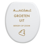 Toiletbrilsticker - Bergen op Zoom - Afbeelding 8