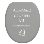 Toiletbrilsticker - Bergen op Zoom - Afbeelding 2