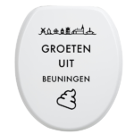 Toiletbrilsticker - Beuningen