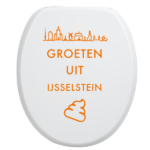 Toiletbrilsticker - IJsselstein - Afbeelding 3
