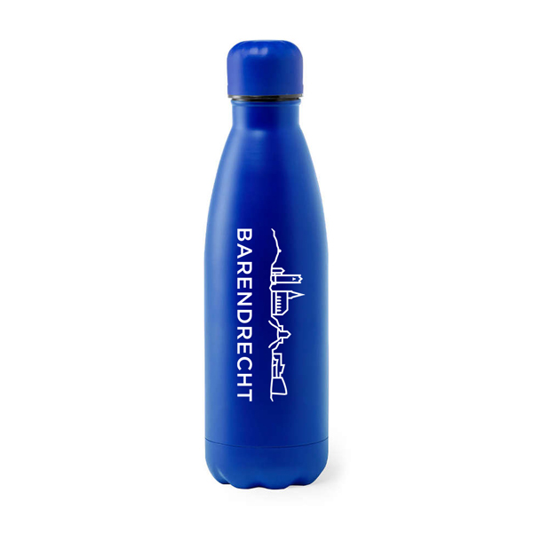 Drinkfles-Barendrecht-Blauw-Wit Drinkfles Barendrecht - Afbeelding 2