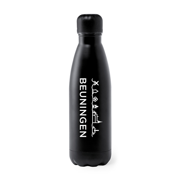 Drinkfles-Beuningen-Zwart-Wit Drinkfles Beuningen - Afbeelding 1