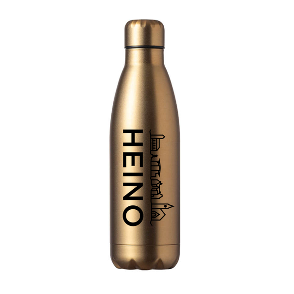 Drinkfles-Heino-Goud-Zwart Drinkfles Heino - Afbeelding 11