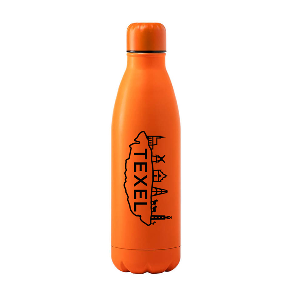 Drinkfles-Texel-Oranje-Zwart Drinkfles Texel - Afbeelding 5