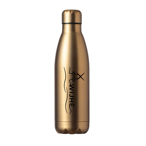 Drinkfles-Wijhe-Goud-Zwart Drinkfles Wijhe - Afbeelding 11