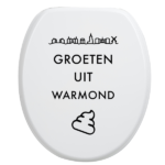 Toiletbrilsticker - Warmond