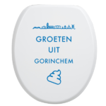 Toiletbrilsticker - Gorinchem - Afbeelding 4