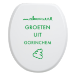 Toiletbrilsticker - Gorinchem - Afbeelding 6