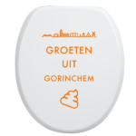 Toiletbrilsticker - Gorinchem - Afbeelding 3