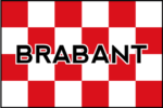 Sticker Brabant - Vlag