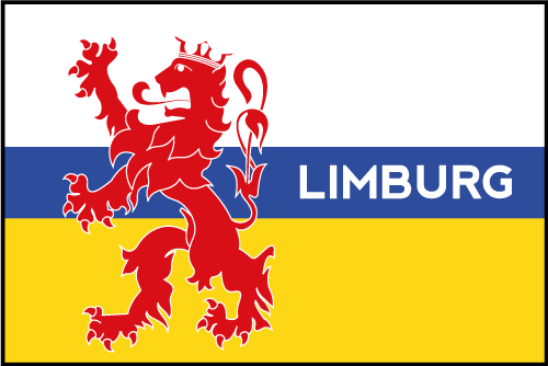 Limburg-Vlag Sticker Limburg - Vlag - Afbeelding 1