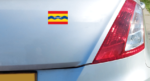Sticker Overijssel Vlag - Afbeelding 2