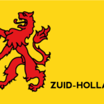 Sticker Zuid-Holland - Vlag