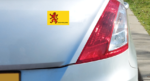 Sticker Zuid-Holland - Vlag - Afbeelding 2