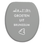 Toiletbrilsticker - Brunssum - Afbeelding 2