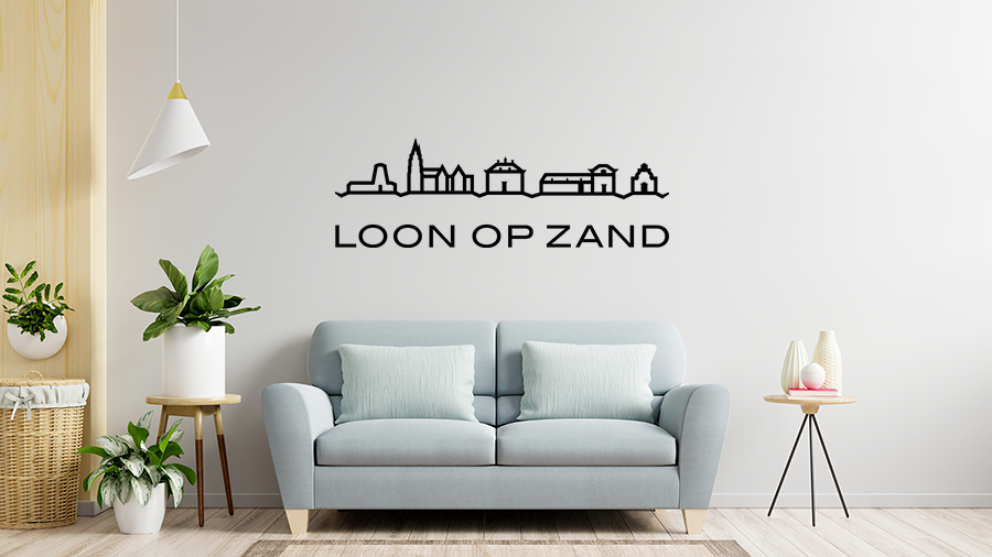 Muursticker-Loon-op-Zand Muursticker - Loon op Zand - Afbeelding 1