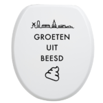 Toiletbrilsticker - Beesd