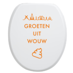Toiletbrilsticker - Wouw - Afbeelding 3