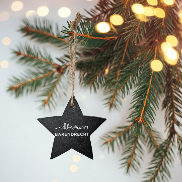 Kerstster-Barendrecht-Wit Kersthanger - Barendrecht - Afbeelding 2