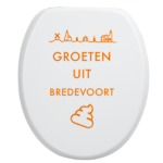 Toiletbrilsticker - Bredevoort - Afbeelding 3