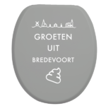 Toiletbrilsticker - Bredevoort - Afbeelding 2