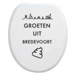 Toiletbrilsticker - Bredevoort