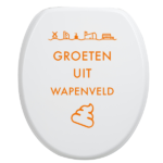 Toiletbrilsticker - Wapenveld - Afbeelding 3
