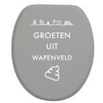 Toiletbrilsticker - Wapenveld - Afbeelding 2