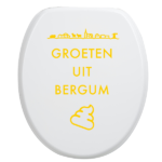 Toiletbrilsticker - Bergum - Afbeelding 5