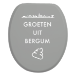 Toiletbrilsticker - Bergum - Afbeelding 2