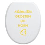 Toiletbrilsticker - Horn - Afbeelding 5
