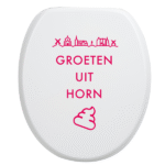 Toiletbrilsticker - Horn - Afbeelding 7