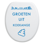 Toiletbrilsticker - Koekange - Afbeelding 4
