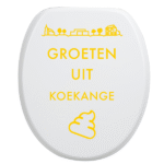 Toiletbrilsticker - Koekange - Afbeelding 5