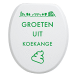 Toiletbrilsticker - Koekange - Afbeelding 6