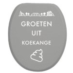 Toiletbrilsticker - Koekange - Afbeelding 2