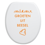 Toiletbrilsticker - Beesel - Afbeelding 3