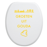 Toiletbrilsticker - Gouda - Afbeelding 5